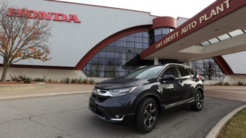 NOVO HONDA CR-V 2017 1.5 TURBO COMEÇA A SER PRODUZIDO