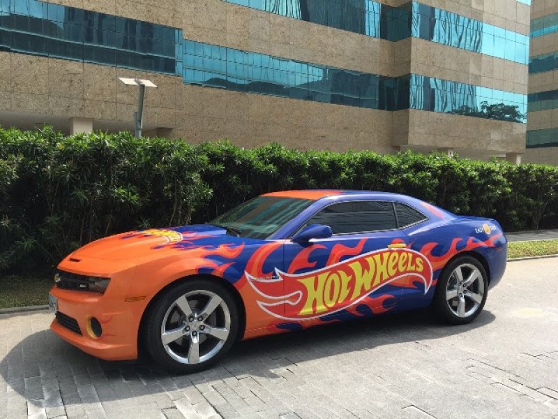 CHEVROLET CAMARO VIRA TÁXI PERSONALIZADO PELA HOT WHEELS EM SÃO PAULO CHEVROLET CAMARO VIRA TÁXI PERSONALIZADO PELA HOT WHEELS EM SÃO PAULO