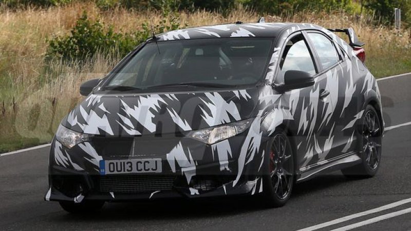 HONDA CIVIC TYPE R É CLICADO EM TESTES HONDA CIVIC TYPE R É CLICADO EM TESTES