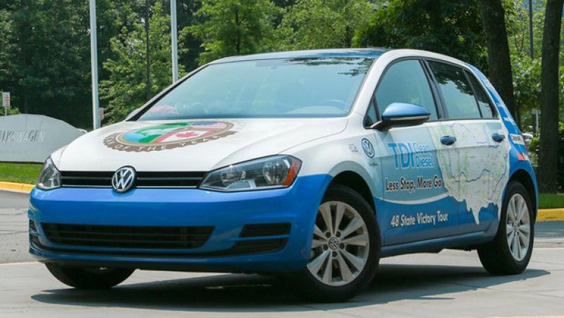 EUA: VW GOLF TDI QUEBRA RECORDE DE EFICIÊNCIA EUA: VW GOLF TDI QUEBRA RECORDE DE EFICIÊNCIA