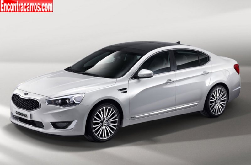 Novo Kia Cadenza 2013 tem primeiras imagens reveladas Novo Kia Cadenza 2013 tem primeiras imagens reveladas