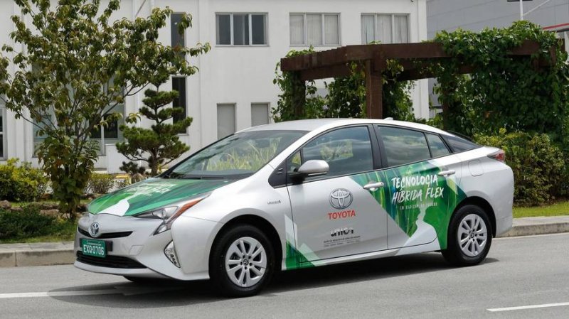 Toyota mostra primeiro híbrido flex do mundo