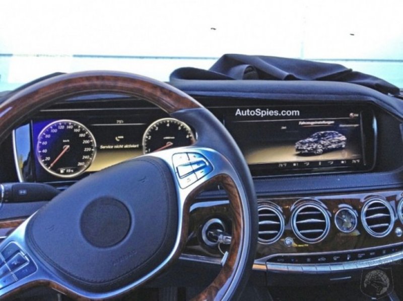 Mercedes-Benz Classe S 2014 tem imagens internas flagradas