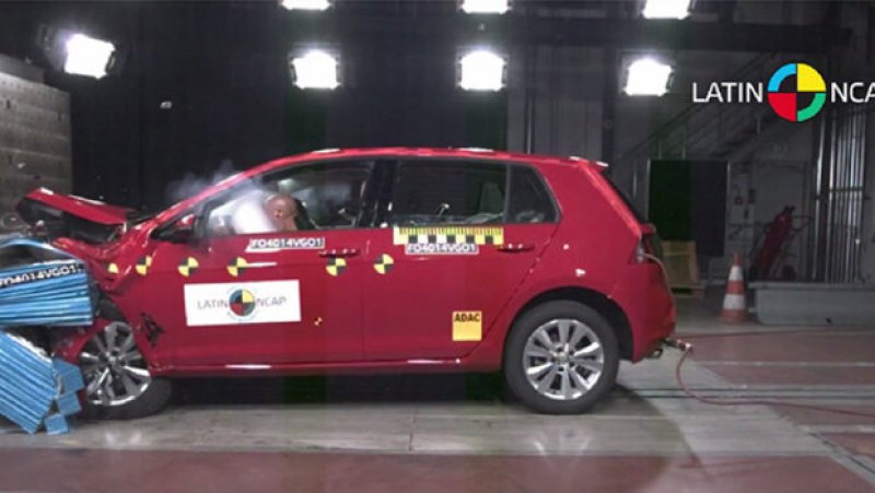 GOLF E COROLLA GANHAM CINCO ESTRELAS EM CRASH-TEST GOLF E COROLLA GANHAM CINCO ESTRELAS EM CRASH-TEST
