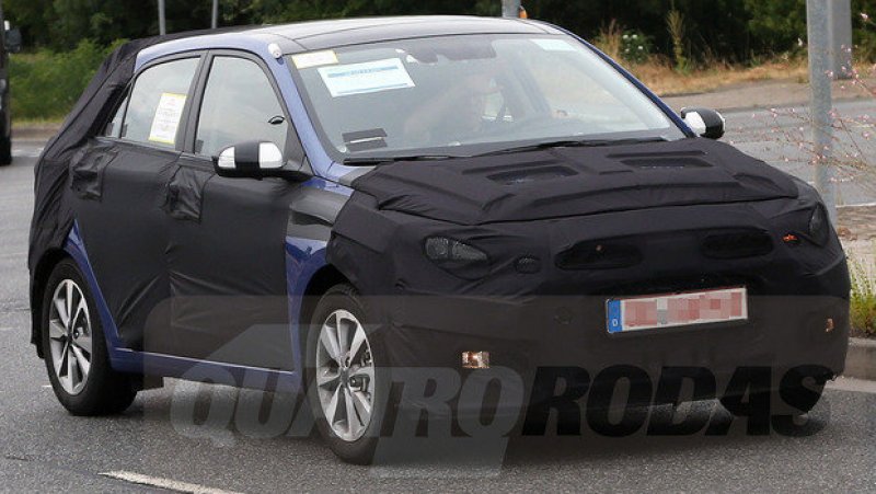 HYUNDAI TESTA NOVO I20 NA EUROPA
