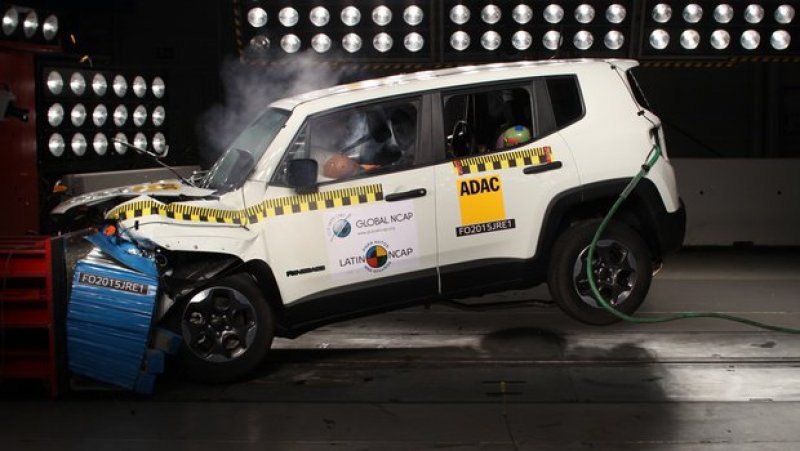 JEEP RENEGADE LEVA NOTA MÁXIMA EM CRASH-TEST DO LATIN NCAP JEEP RENEGADE LEVA NOTA MÁXIMA EM CRASH-TEST DO LATIN NCAP